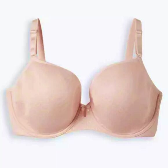 Torrid Pink Bra Simply Spacer T-Shirt Back Smoothing 42DDD Underwire NWT - Picture 3 of 10